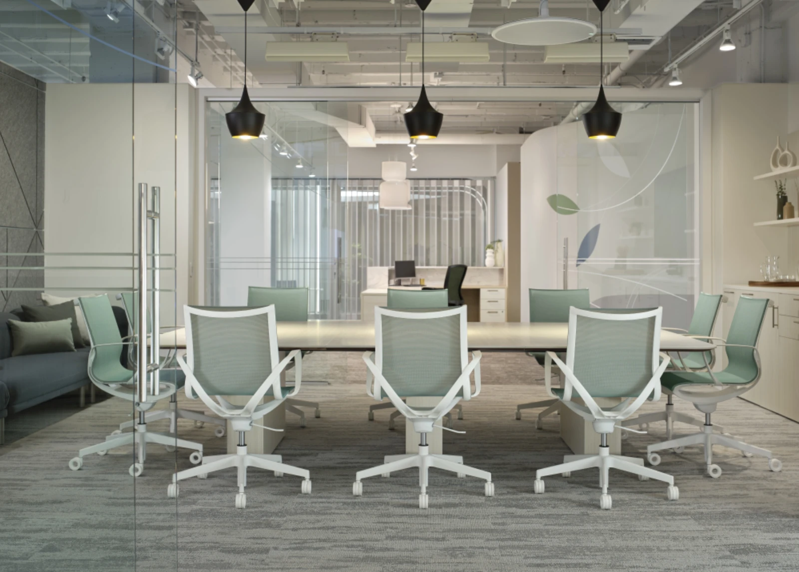 Roya seating shown in conference setting md
