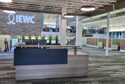 Client space with calibrate reception 2 lg