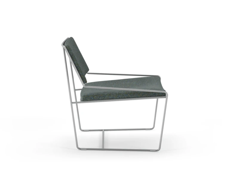 Bryce upholstered indoor lounge side view md