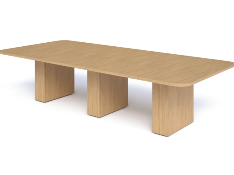 Calibrate conference table with radius corners md
