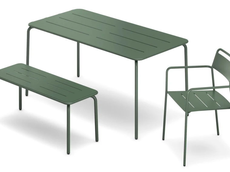 Cascades dining table bench and dining chair lg