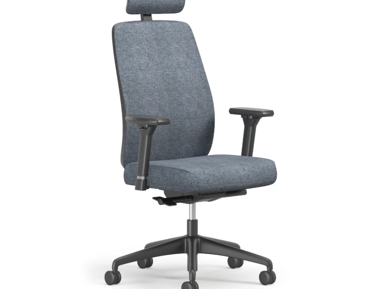 EXEC PLASTICBASE UPHOLSTERED ALLBLACK 3 Q R0