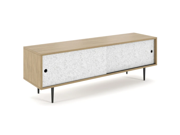 Rhett Credenza with Sliding Doors