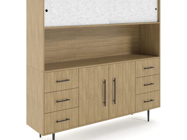 Rhett Hutch with Sliding Doors