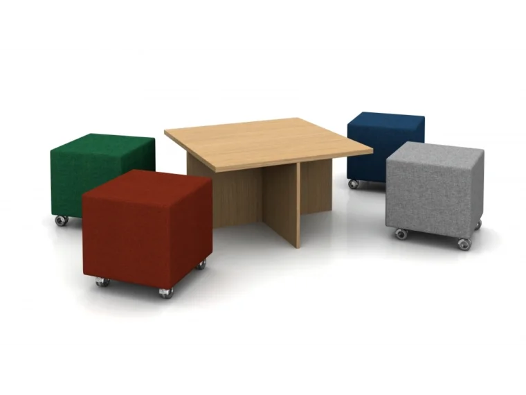 Volker seating with nesting table md 2