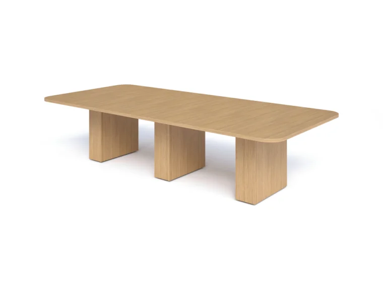 Calibrate conference table with radius corners md