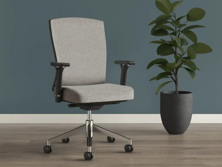 Natick fully upholstered task chair hero