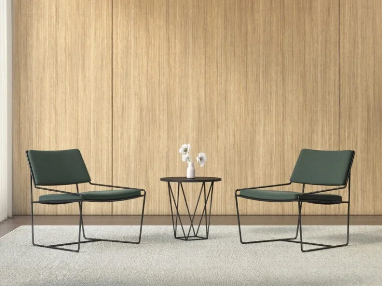 Bryce upholstered indoor lounge with prisma side web