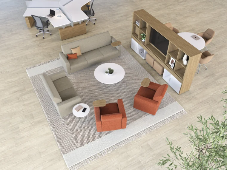 NV Top view with Calibrate Community Workwall