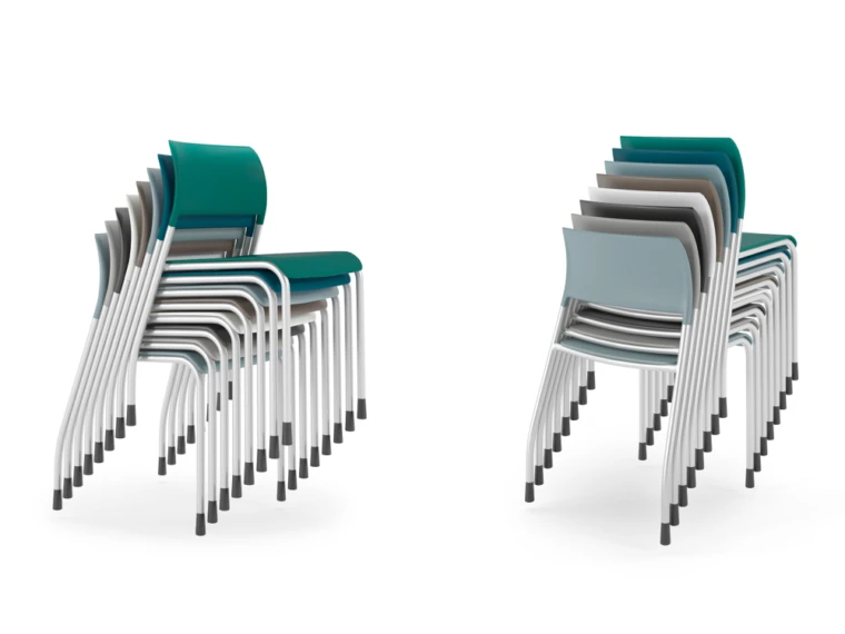 Pierce maximum stack of 8 chairs md