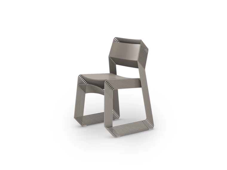 Mesa stacking chair stacked 8 high 2 md