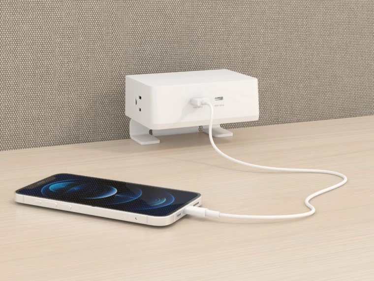 Bella add on power with phone plugged into usb a port web