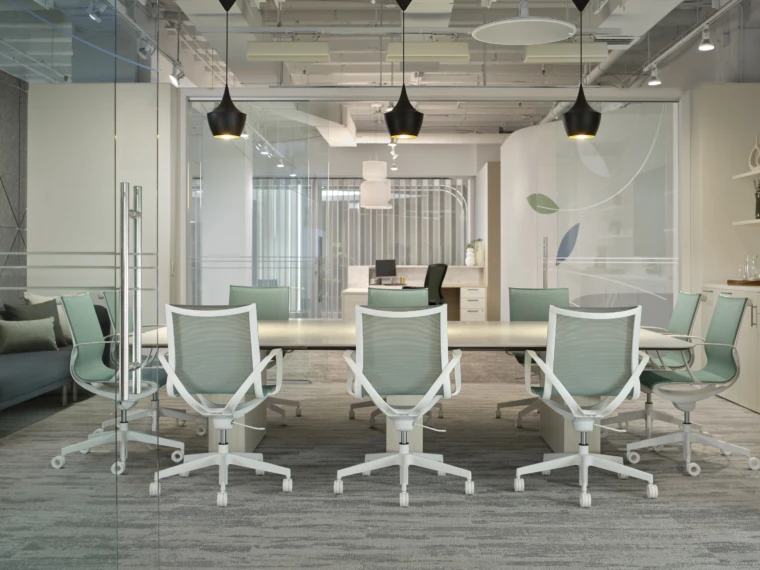 Roya seating shown in conference setting web