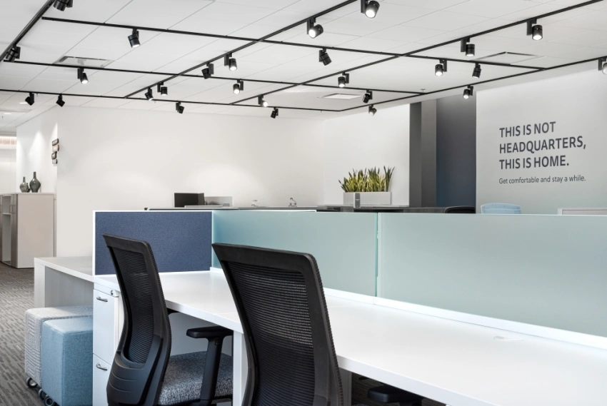 Headquarters showroom shots with hq wall md