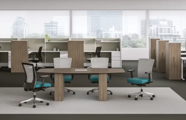 Calibrate conference team meeting space with upton seating md