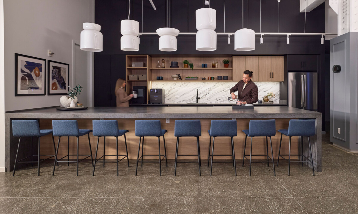 Installed AIS CaseWorks cabinetry in a commercial interior