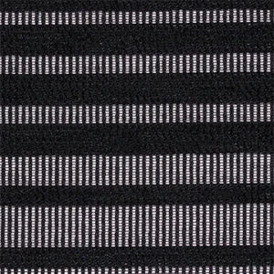 Graduated Stripe Black