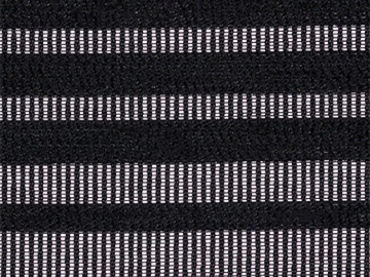 Graduated Stripe Black
