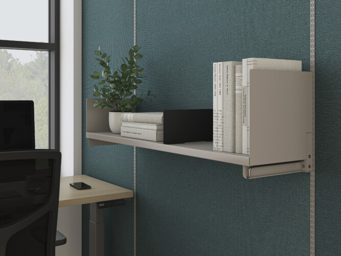 AIS LINEAR SHELF DIVIDER ENVIRONMENT BLACK