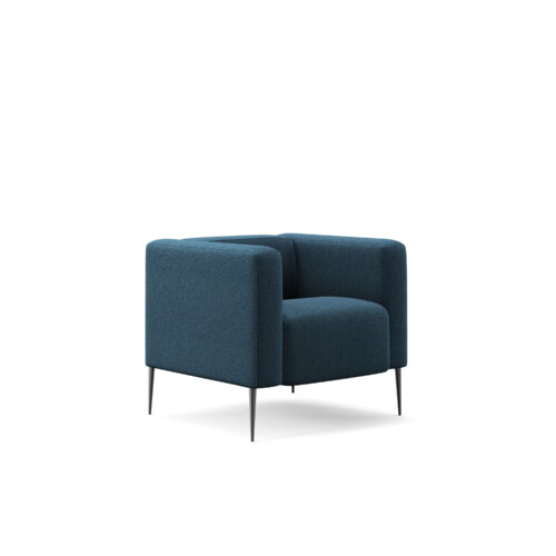 Chic Clubchair Blue Whitesweep 1