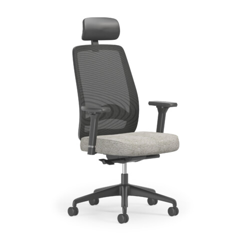 EXEC PLASTICBASE MESH ALLBLACK LUMBAR 3 Q R0