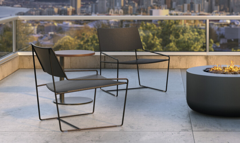 Bryce outdoor lounge with delago md
