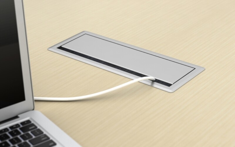 Calibrate conference table top power detail closed md