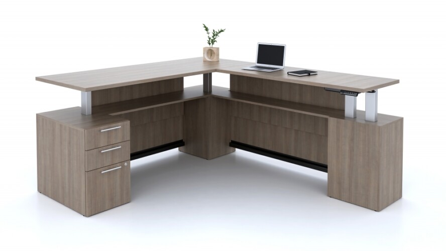 Calibrate height adjustable executive desk md