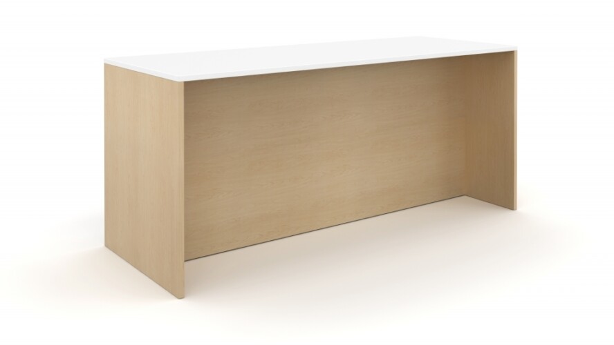 Calibrate standing height table with full modesty panel md