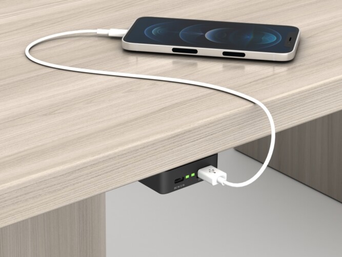 E dock usb underworksurface power md
