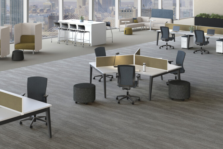 Oxygen with slant leg shown with soft lounge calibrate end panel table pierce and natick seating md