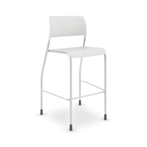 Pierce stool in white md