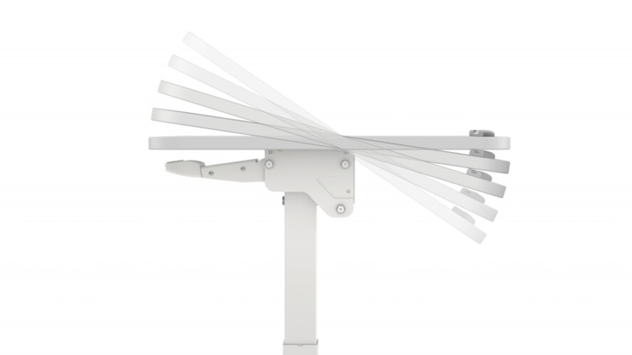 Sit to stand desk tilt detail md