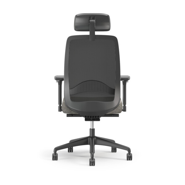 EXEC PLASTICBASE MESH ALLBLACK LUMBAR BACK R0