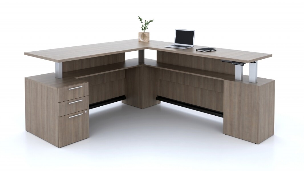 Calibrate height adjustable executive desk md