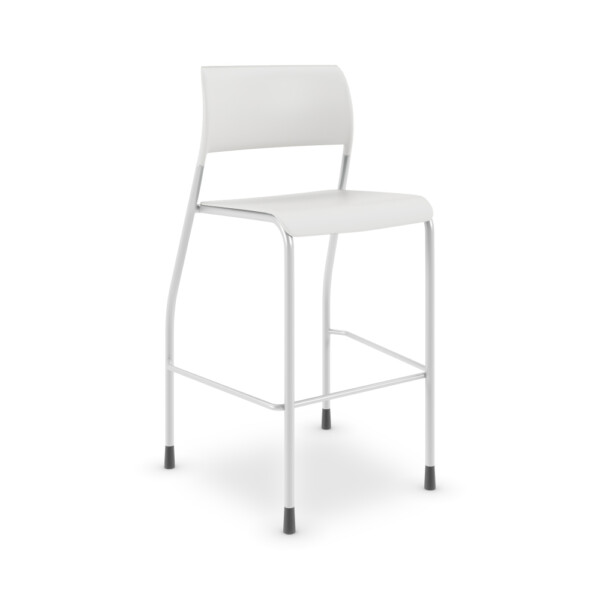 Pierce stool in white md